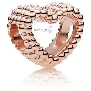 Pandora | Jewelry | Euc Pandora 78756 Pandora Rose Beaded Heart Charm ...